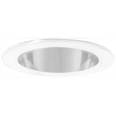 Elco 4" White Lexan CFL Shower Trim with Clear Lens White