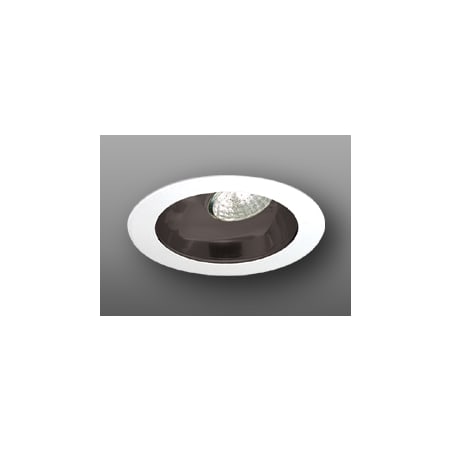 Elco 4" Reflector with Adjustable Socket Holder Bracket Black / White