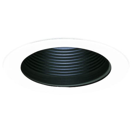 Elco 4" Metal Baffle with Metal Ring Black / White