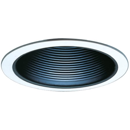 Elco 6" Metal Stepped Baffle Trim Black / White