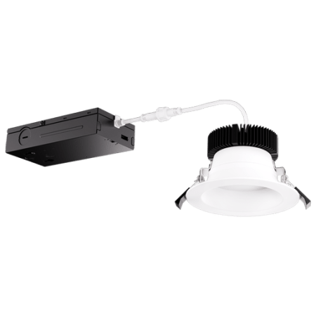 Elco 4" LED Round Canless Recessed Light with Selectable 2700K to 5000K Lumen White