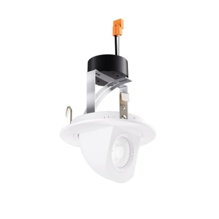 Elco 4" Round LED Adjustable Pull-Down Insert White