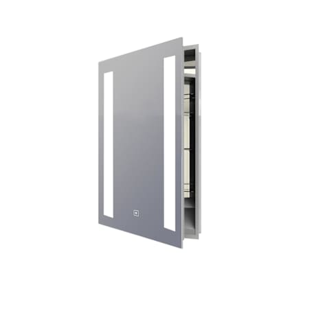 Electric Mirror Ascension 23-1/4" x 36" Lighted Frameless Single Door Medicine Cabinet N/A