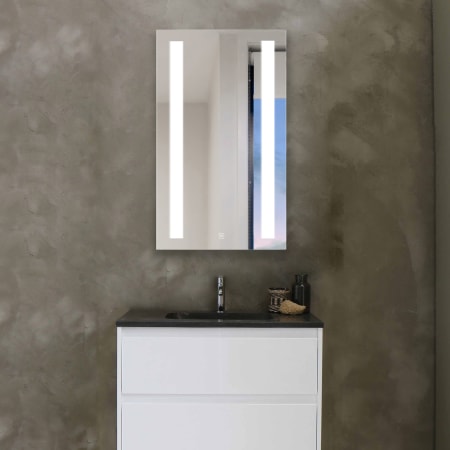 Electric Mirror Ascension 23-1/4" x 36" Lighted Frameless Single Door Medicine Cabinet N/A