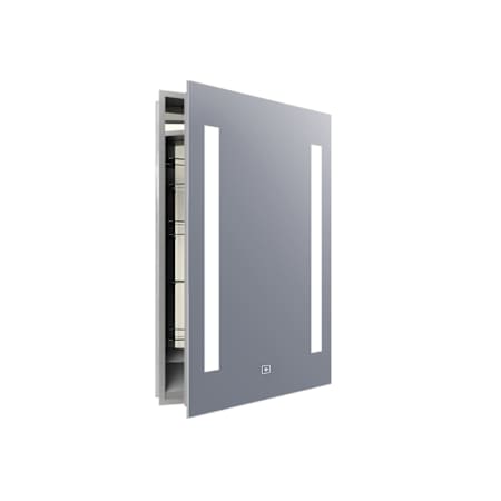 Electric Mirror Ascension 23-1/4" x 40" Lighted Frameless Single Door Medicine Cabinet N/A