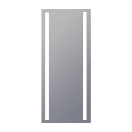 Electric Mirror Fusion 26"W x 60"H Rectangular Flat Frameless Full Length Mirror N/A