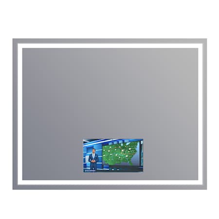 Electric Mirror Integrity with 15" TV 54" W x 42" H Rectangular Frameless Bathroom Wall Mirror with Light N/A