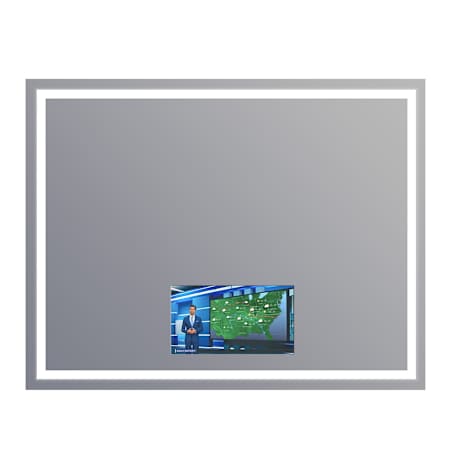 Electric Mirror Integrity 54" W x 42" H Rectangular Frameless Bathroom Wall Mirror with Light N/A