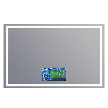 Electric Mirror Integrity 66" W x 42" H Rectangular Frameless Bathroom Wall Mirror with Light N/A