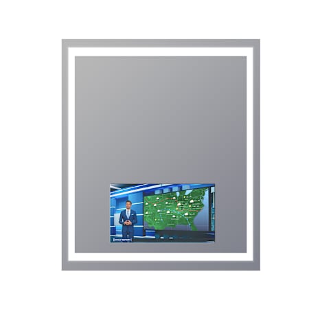 Electric Mirror Integrity with 21" TV 36" W x 42" H Rectangular Frameless Bathroom Wall Mirror with Light N/A