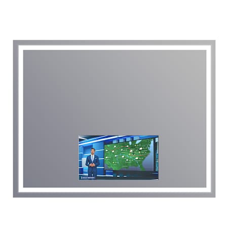 Electric Mirror Integrity with 21" TV 54" W x 42" H Rectangular Frameless Bathroom Wall Mirror with Light N/A