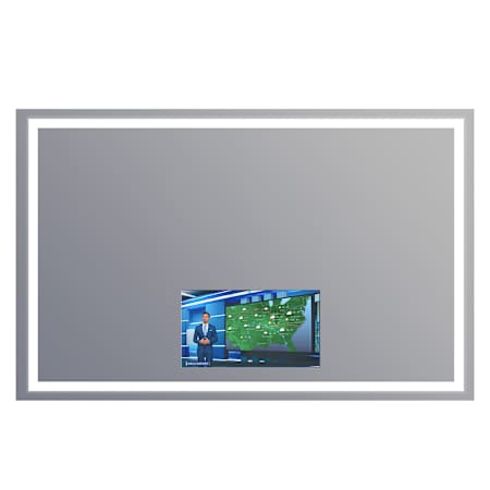 Electric Mirror Integrity 66" W x 42" H Rectangular Frameless Bathroom Wall Mirror with Light N/A