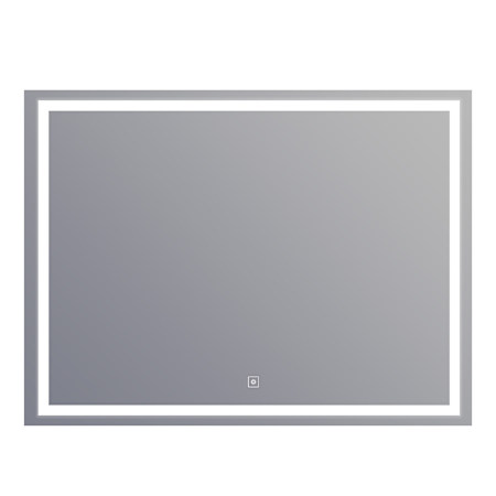 Electric Mirror Integrity with Ava 48" W x 36" H Rectangular Frameless Bathroom Wall Mirror with Light N/A