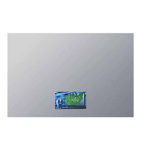 Electric Mirror Loft 60" W x 40" H Rectangular Frameless Bathroom Wall Mirror with Light N/A