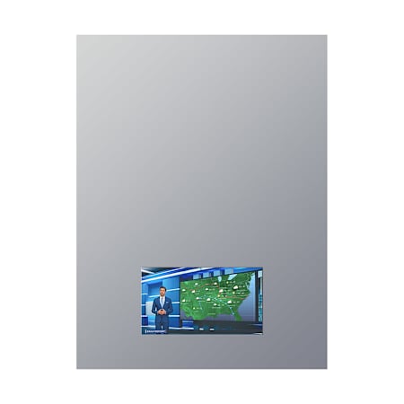 Electric Mirror Loft 30" W x 40" H Rectangular Frameless Bathroom Wall Mirror with Light N/A
