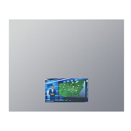 Electric Mirror Loft with 21.5" TV 50" W x 40" H Rectangular Frameless Bathroom Wall Mirror with Light N/A