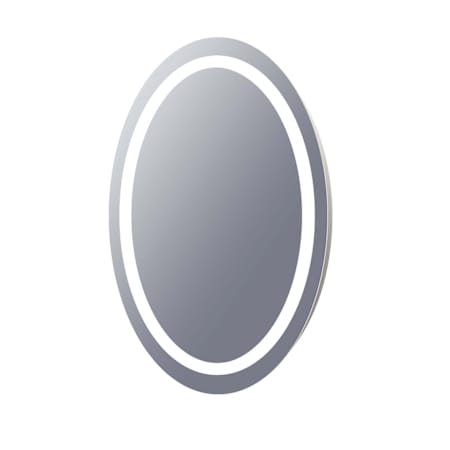 Electric Mirror Mystique 21" W x 30" H Oval Frameless Bathroom Wall Mirror with Light N/A