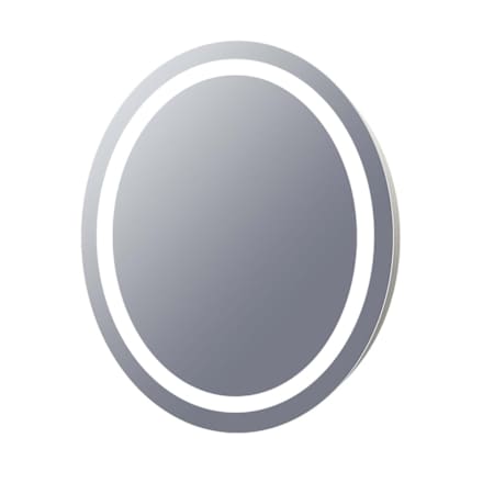 Electric Mirror Mystique 30" Diameter Circular Frameless Bathroom Wall Mirror with Light N/A