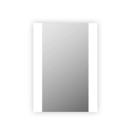 Electric Mirror Novo 24" W x 36" H Rectangular Frameless Bathroom Wall Mirror with Light N/A