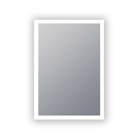 Electric Mirror Prestige 30" W x 42" H Rectangular Frameless Bathroom Wall Mirror with Light N/A