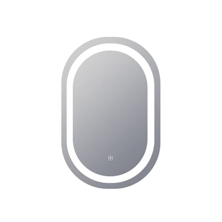 Electric Mirror Saratoga 24" W x 36" H Oval Frameless Bathroom Wall Mirror with Light N/A