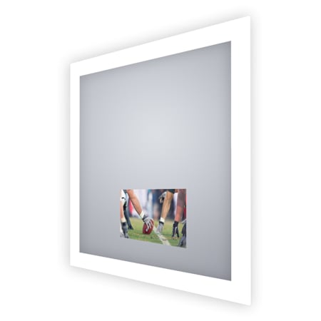 Electric Mirror Silhouette with 15" TV 42" W x 42" H Rectangular Frameless Bathroom Wall Mirror with Light N/A