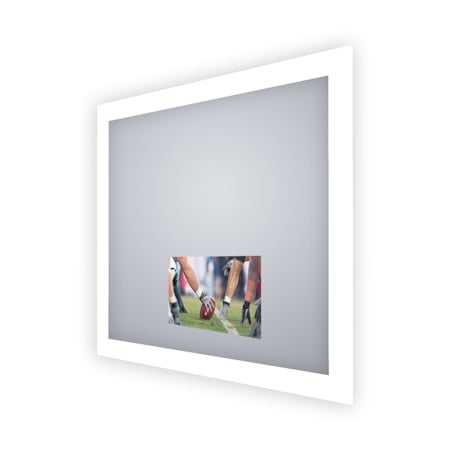Electric Mirror Silhouette 48" W x 42" H Rectangular Frameless Bathroom Wall Mirror with Light N/A