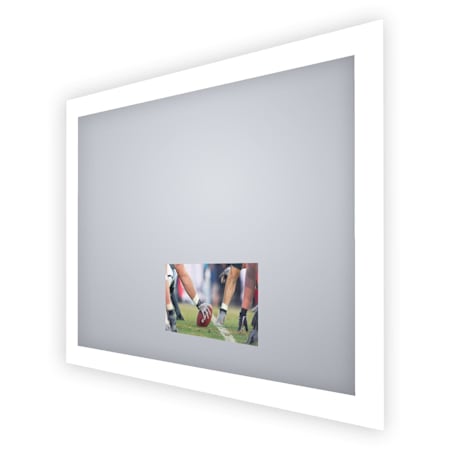 Electric Mirror Silhouette 54" W x 42" H Rectangular Frameless Bathroom Wall Mirror with Light N/A