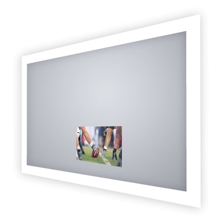 Electric Mirror Silhouette 66" W x 42" H Rectangular Frameless Bathroom Wall Mirror with Light N/A