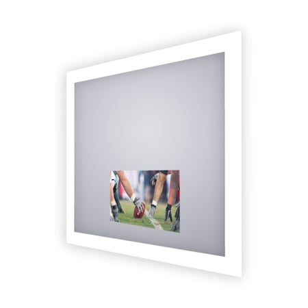 Electric Mirror Silhouette 48" W x 42" H Rectangular Frameless Bathroom Wall Mirror with Light N/A