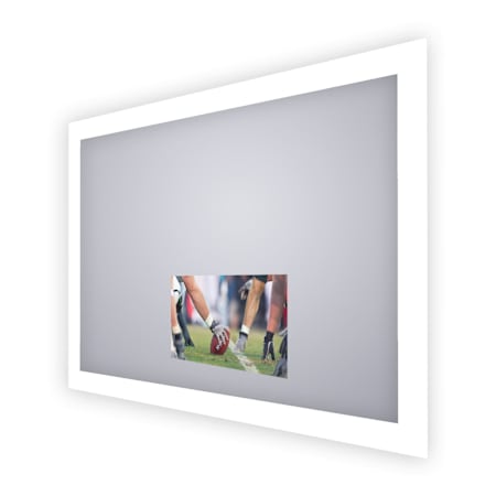 Electric Mirror Silhouette 60" W x 42" H Rectangular Frameless Bathroom Wall Mirror with Light N/A