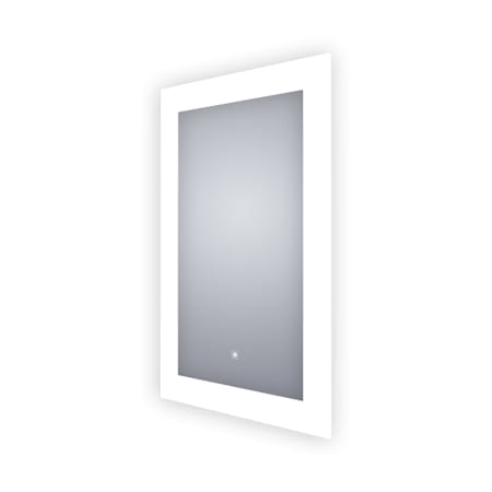 Electric Mirror Keen 24" W x 36" H Rectangular Frameless Bathroom Wall Mirror with Light N/A