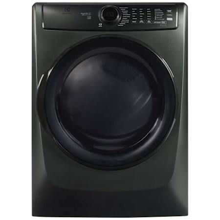 Electrolux 27 Inch Wide 8 Cu. Ft. Energy Star Certified Gas Dryer with LuxCare Dry System and Steam Technology Alpine Green