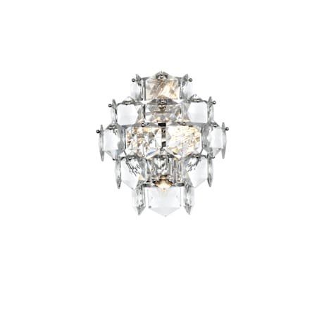 Elegant Lighting Adaline 4 Light 15" Tall Wall Sconce Chrome