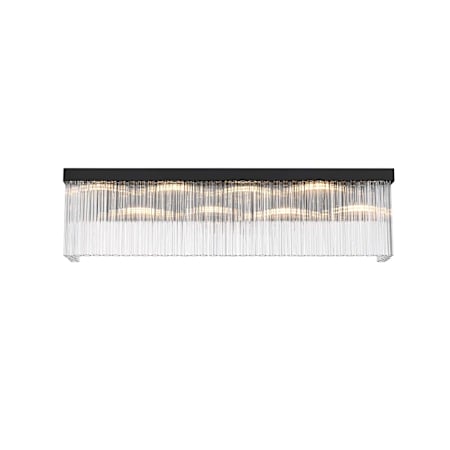 Elegant Lighting Harlow 8 Light 9" Tall Wall Sconce Black