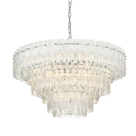 Elegant Lighting Emilia 10 Light 31" Wide Crystal Pendant Chrome
