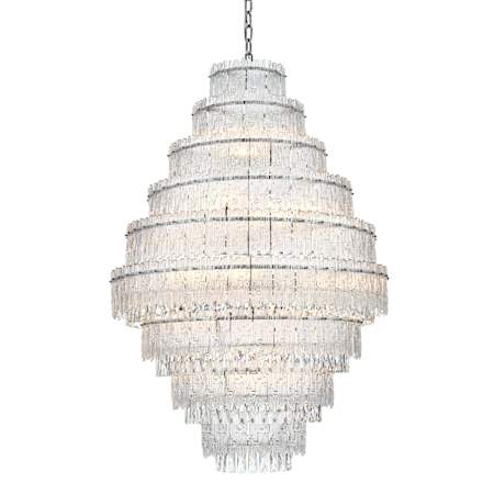 Elegant Lighting Emilia 27 Light 36" Wide Crystal Chandelier Chrome