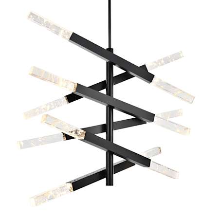 Elegant Lighting Ari 12 Light 48" Wide LED Multi Light Pendant Black