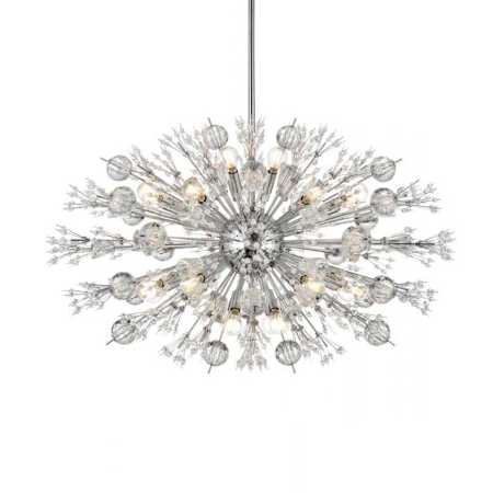Elegant Lighting Vera 24 Light 36" Wide Pendant Chrome