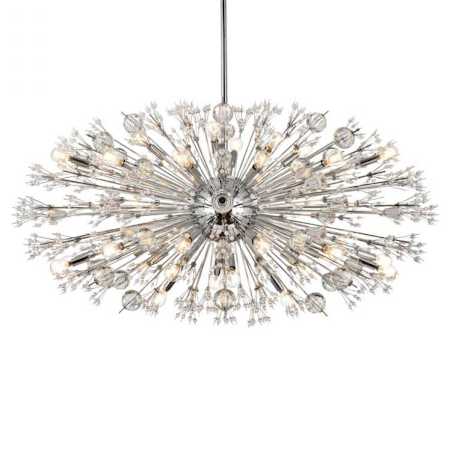 Elegant Lighting Vera 38 Light 48" Wide Pendant Chrome