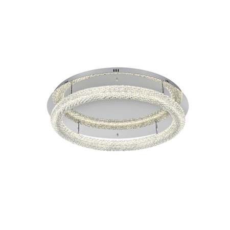 Elegant Lighting Bowen 30" Wide Semi-flush Ceiling Fixture Chrome