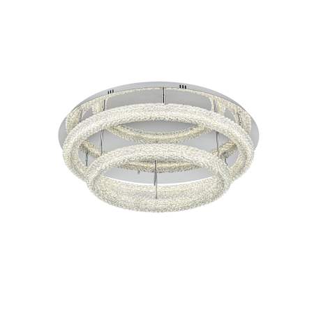 Elegant Lighting Bowen 34" Wide Semi-flush Ceiling Fixture Chrome