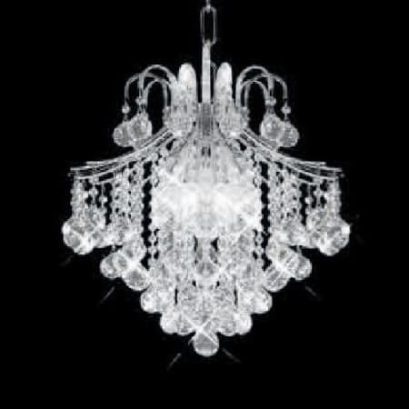 Elegant Lighting Toureg 3 Light 12" Wide Chandelier Chrome