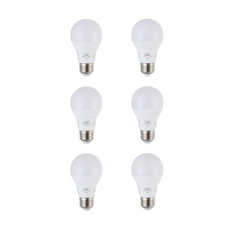 Elegant Lighting Pack of (6) Raedyn 10 Watt A19 Medium (E26) LED Bulbs - 800 Lumens, 2700K, and 80CRI White