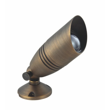 Elegant Lighting Single Aera 3" Wide 12V Spot Light Antique Brass