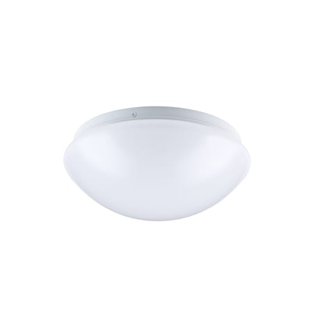 Elegant Lighting Wolke 11" Wide LED Flush Mount Bowl Ceiling Fixture with Acrylic Shade Frosted White