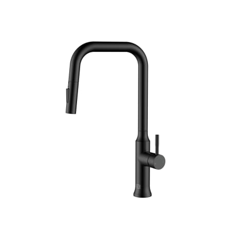 Elegant Lighting Noor 1.8 GPM Single Hole Pull Down Kitchen Faucet Matte Black