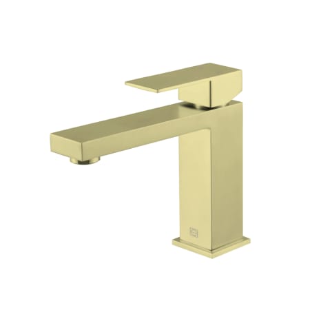Elegant Lighting Jakob 1.5 GPM Single Hole Bathroom Faucet Brushed Gold
