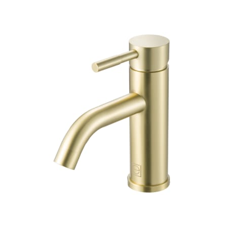 Elegant Lighting Victor 1.5 GPM Single Hole Bathroom Faucet Brushed Gold