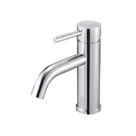 Elegant Lighting Victor 1.5 GPM Single Hole Bathroom Faucet Chrome
